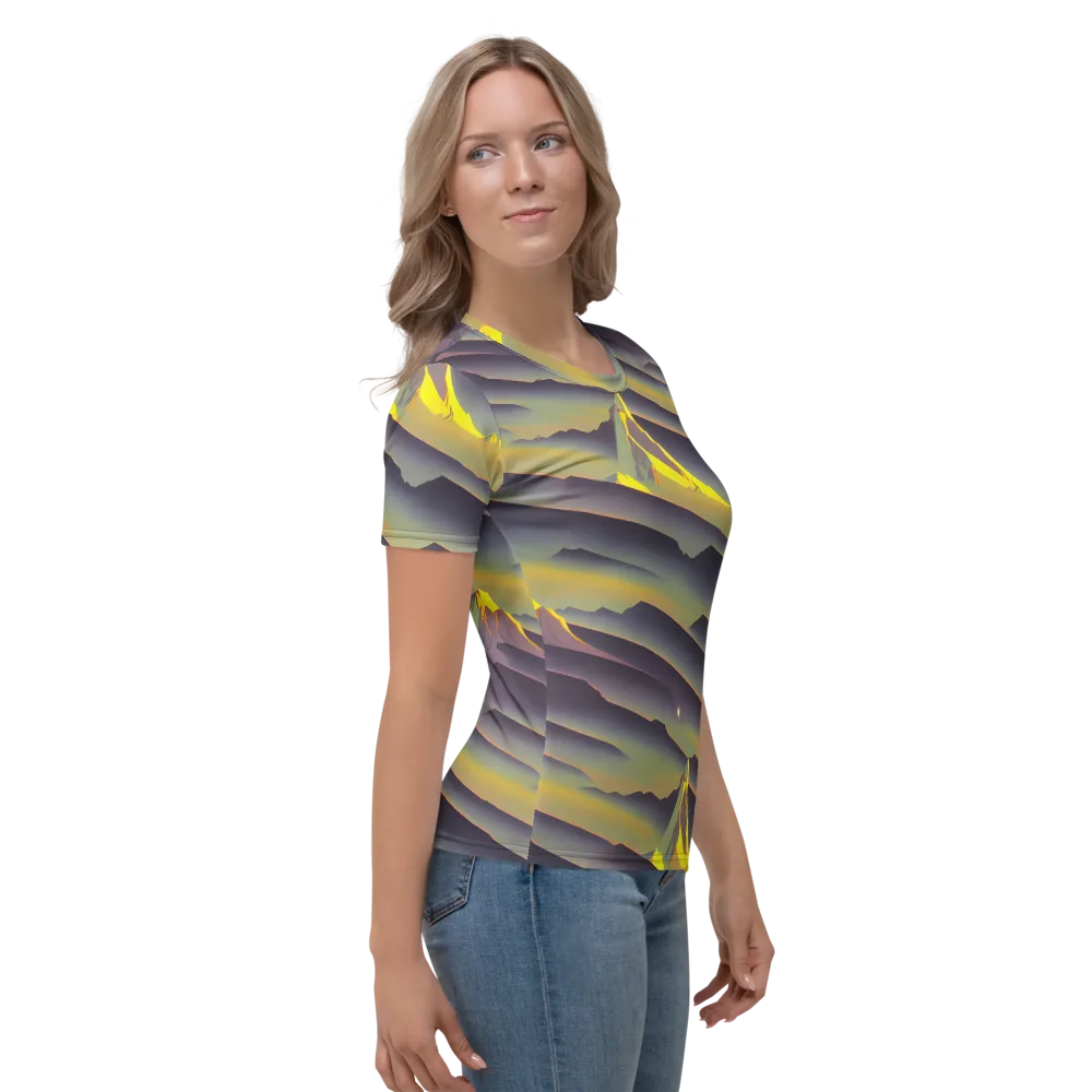 Surreal Summit on Women's Crew Neck T-Shirt — Right