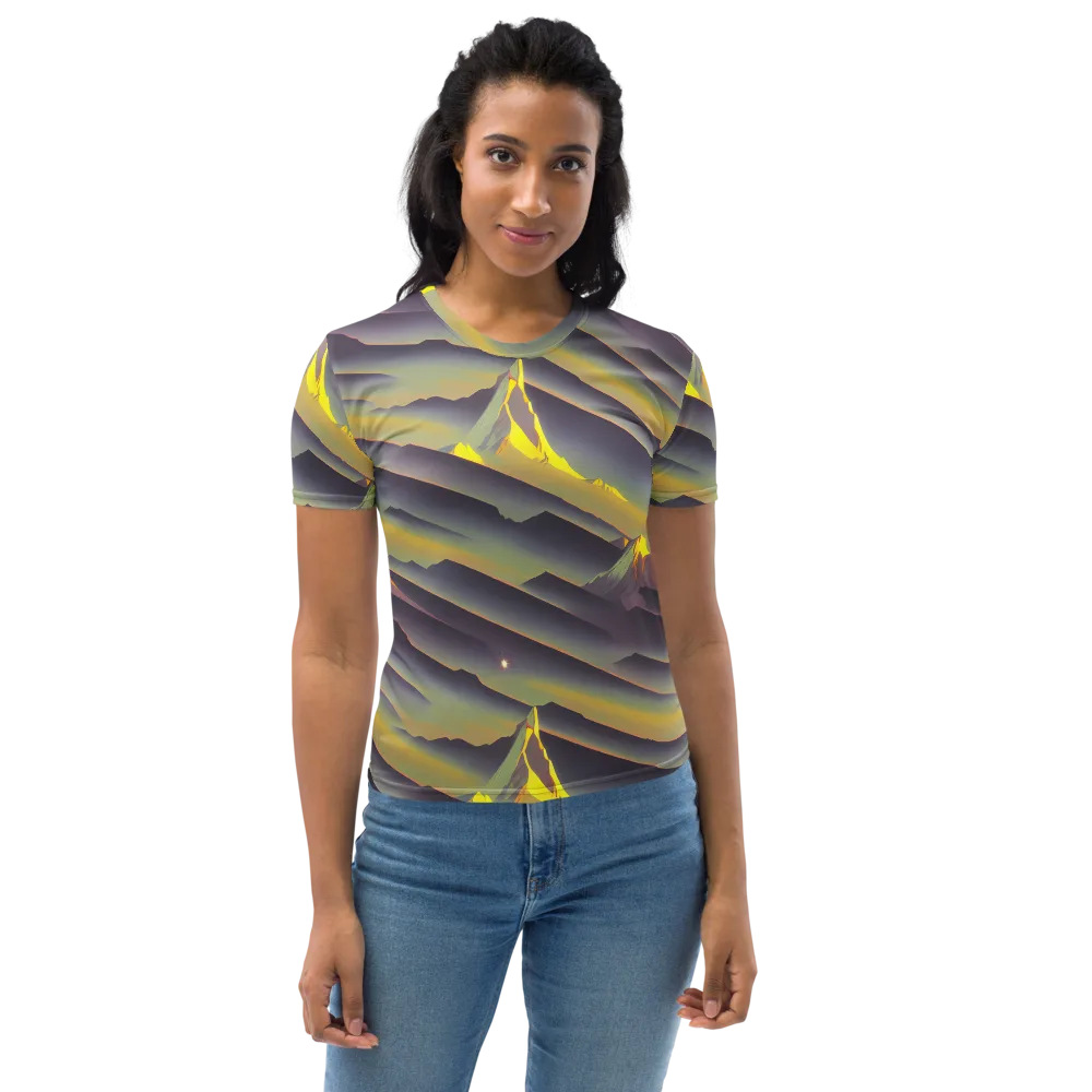 Surreal Summit on Women's Crew Neck T-Shirt — Front