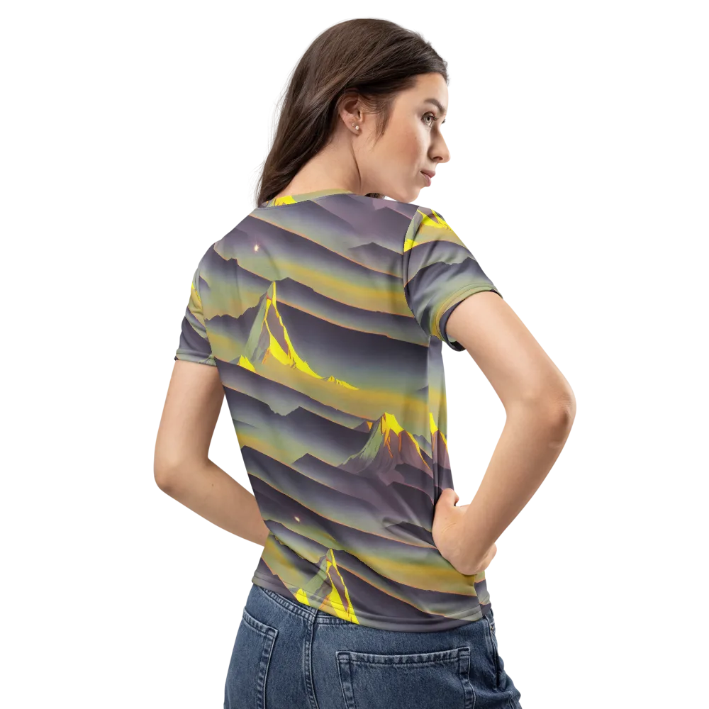 Surreal Summit on Women's Crew Neck T-Shirt — Back