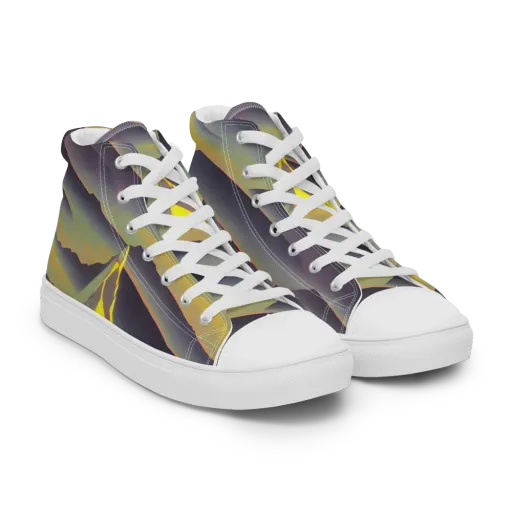 Surreal Summit on a Women's High Top Canvas Shoes