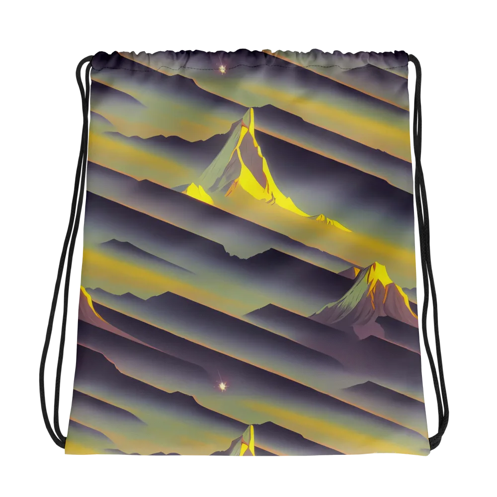 Surreal Summit on Drawstring Bag — Photo
