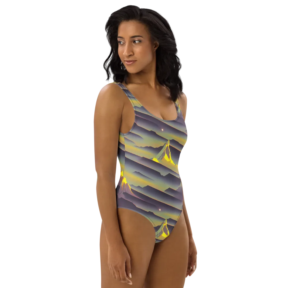 Surreal Summit on One-Piece Swimsuit — Right