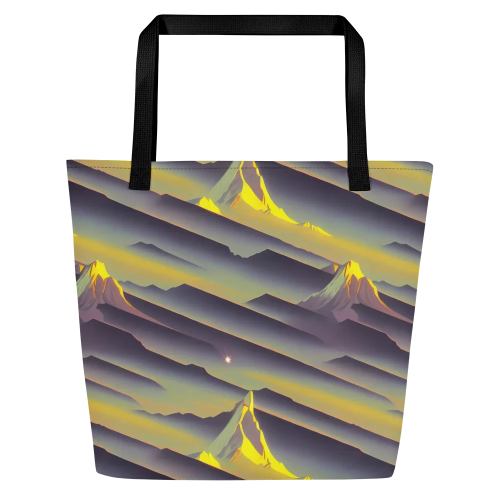 Surreal Summit on Large Tote Bag W/ Pocket — Front