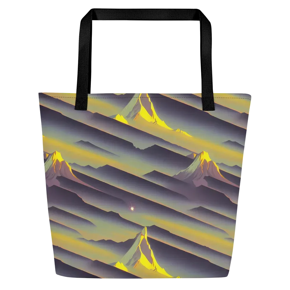 Surreal Summit on Large Tote Bag W/ Pocket — Front