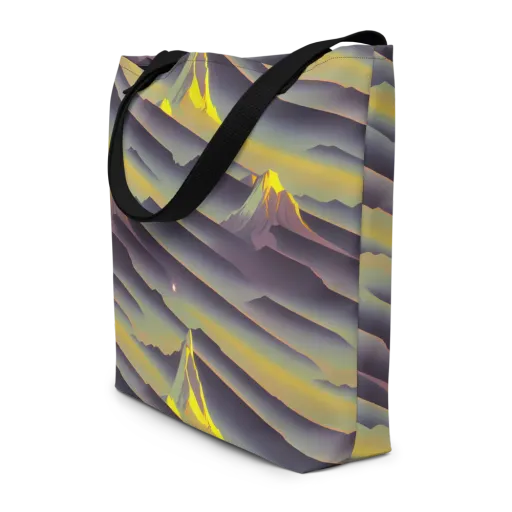 Surreal Summit on a Large Tote Bag W/ Pocket