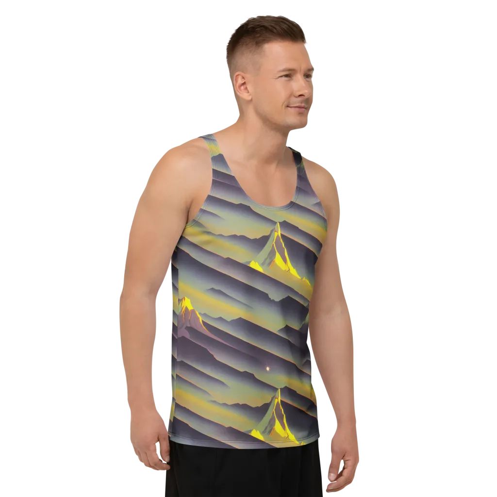 Surreal Summit on Men's Tank Top — Right Front