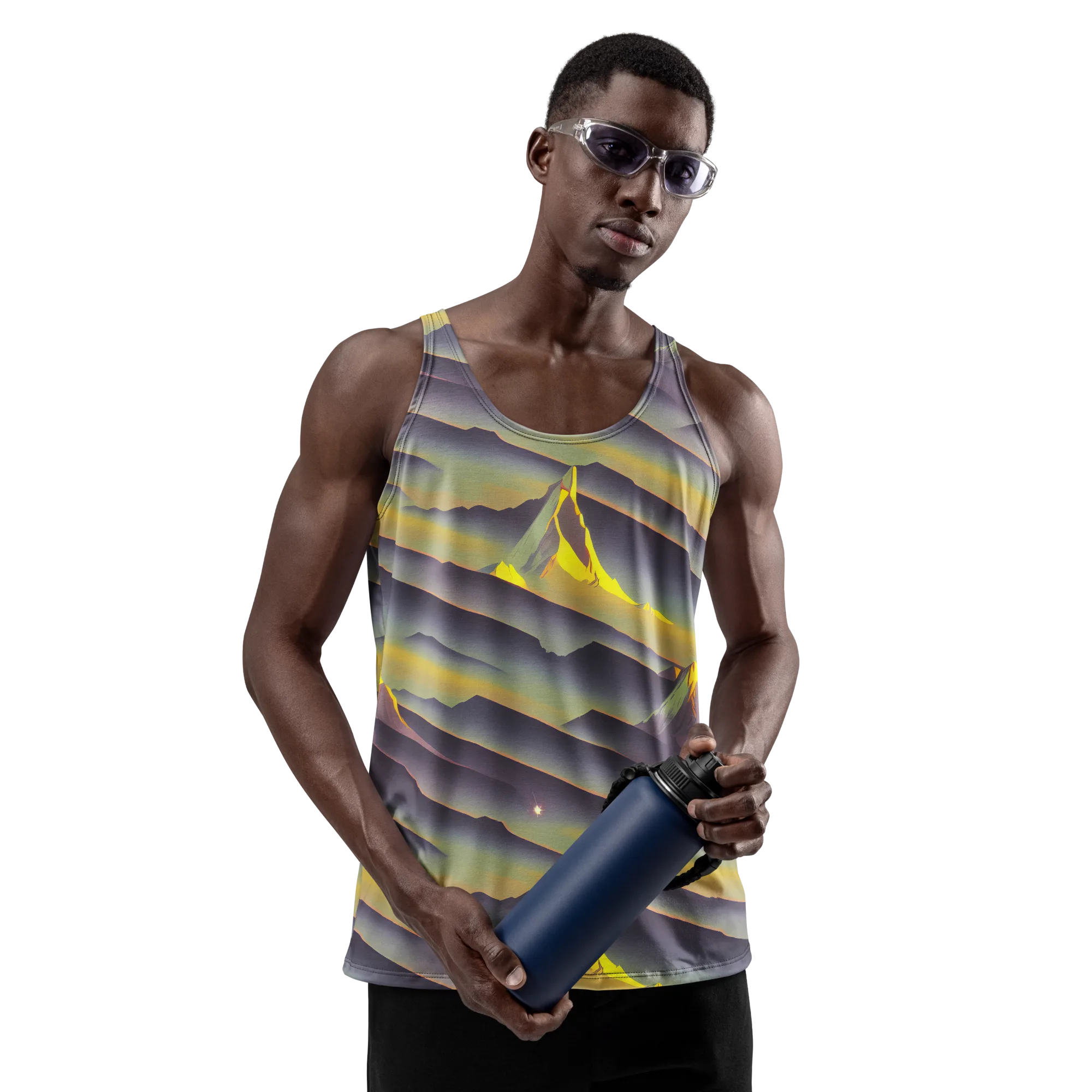 Surreal Summit on Men's Tank Top — Front