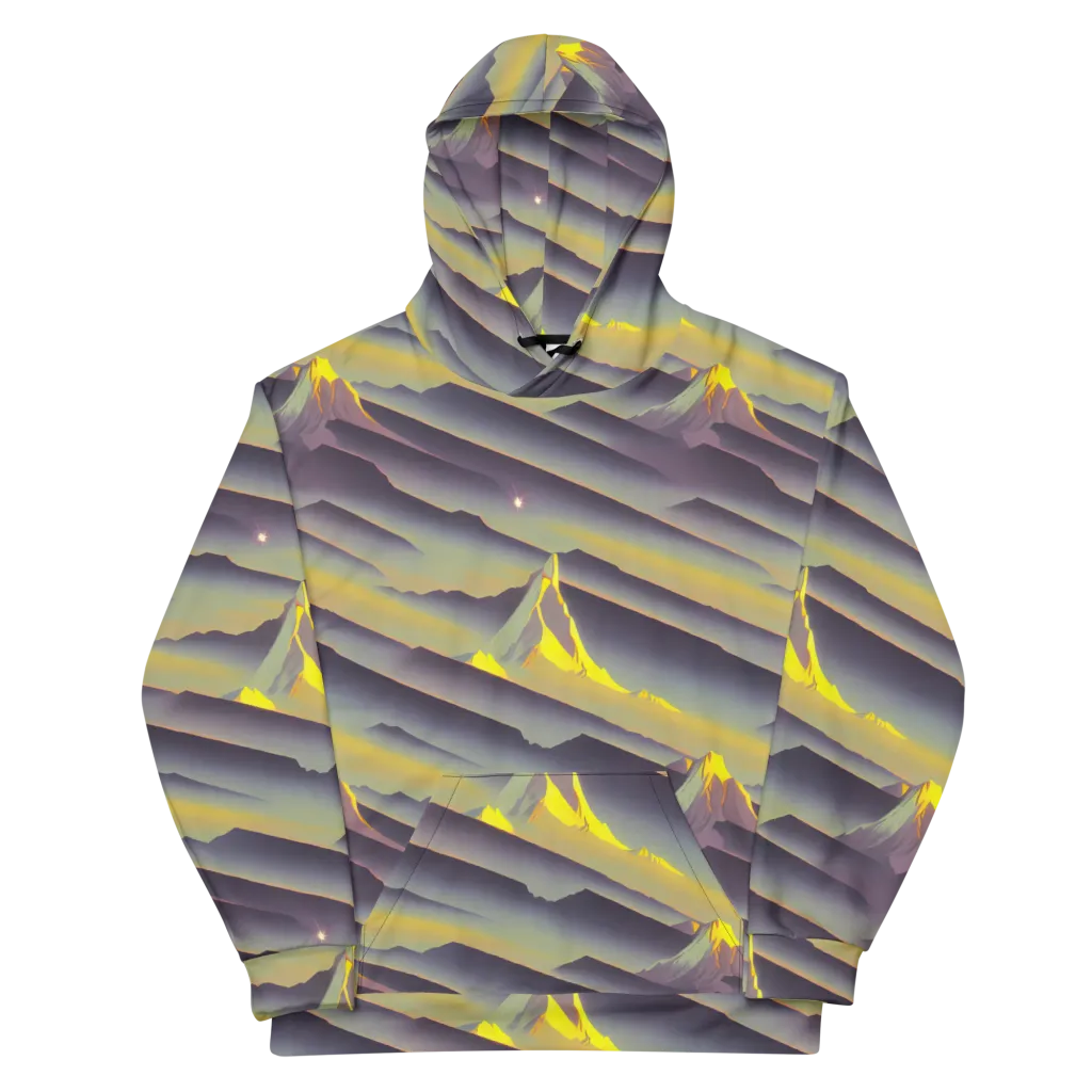 Surreal Summit on Cotton Hoodie — Front