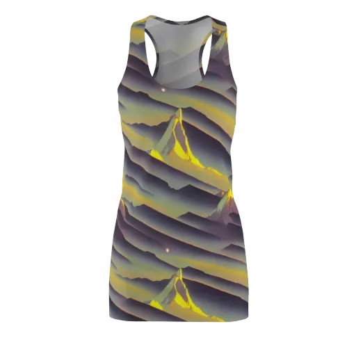 Surreal Summit on a Racerback Dress