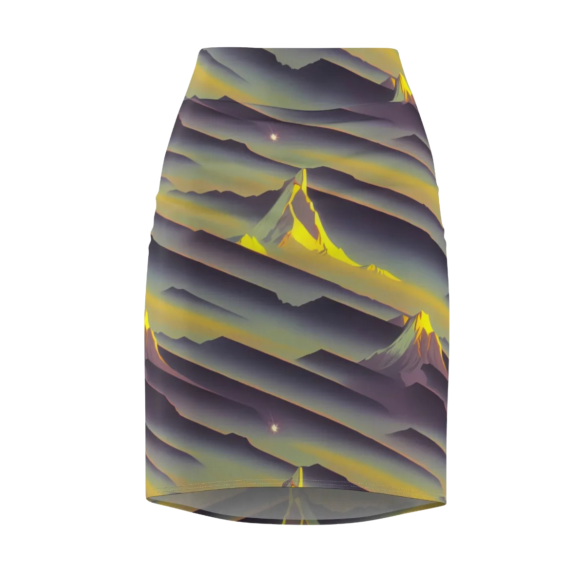 Surreal Summit on Pencil Skirt — Front