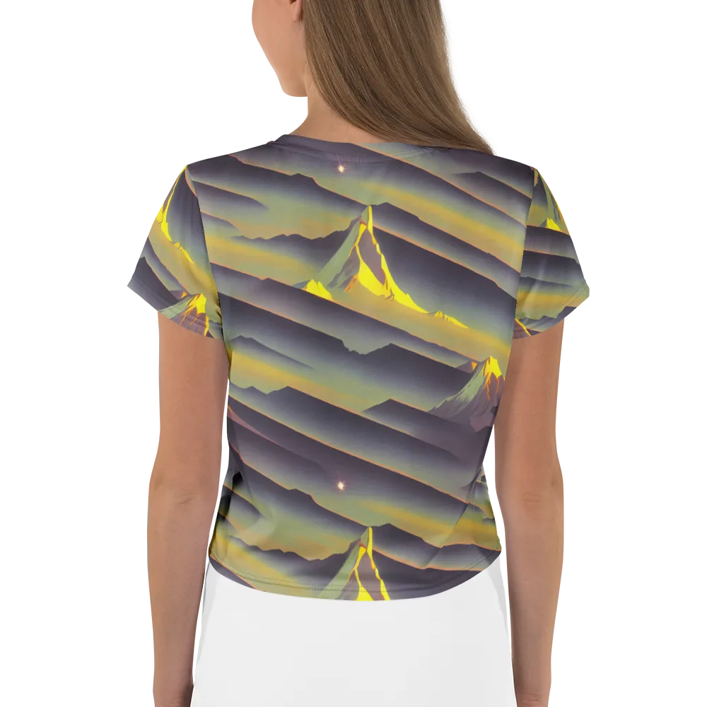Surreal Summit on Crop Tee — Back