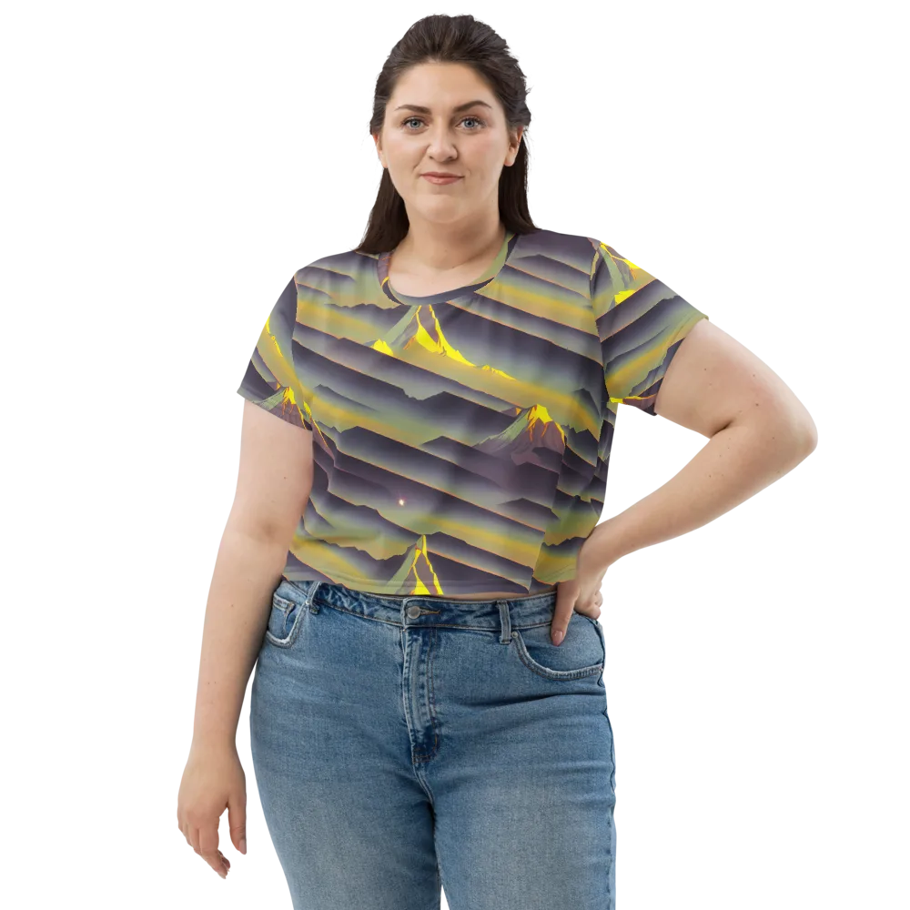 Surreal Summit on Crop Tee — Front