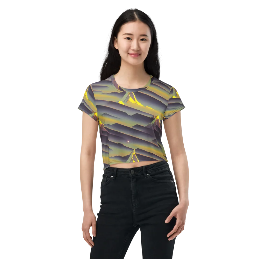 Surreal Summit on Crop Tee — Front