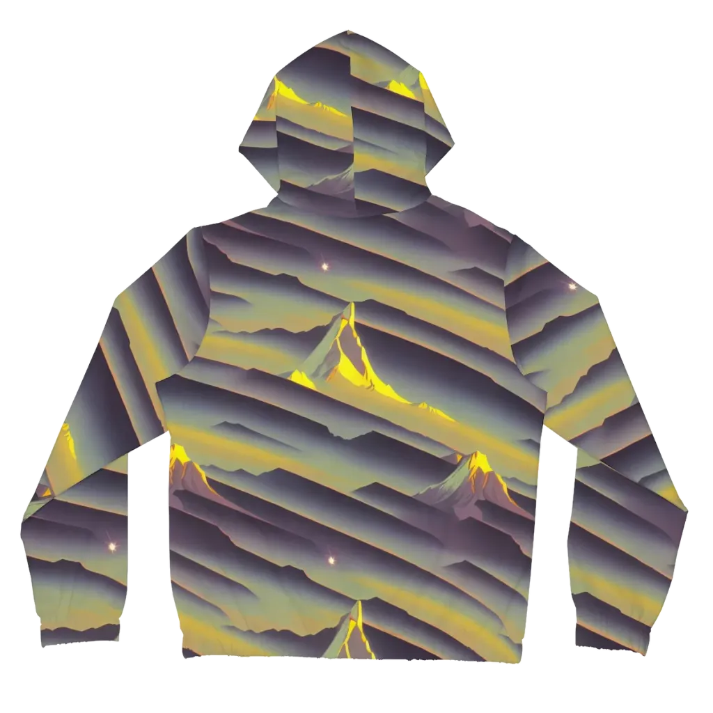 Surreal Summit on Women's Full-Zip Hoodie — Back
