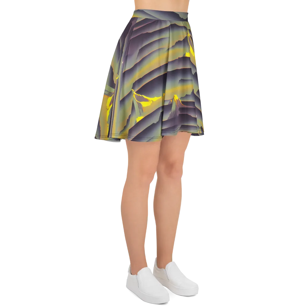 Surreal Summit on Skater Skirt — Right