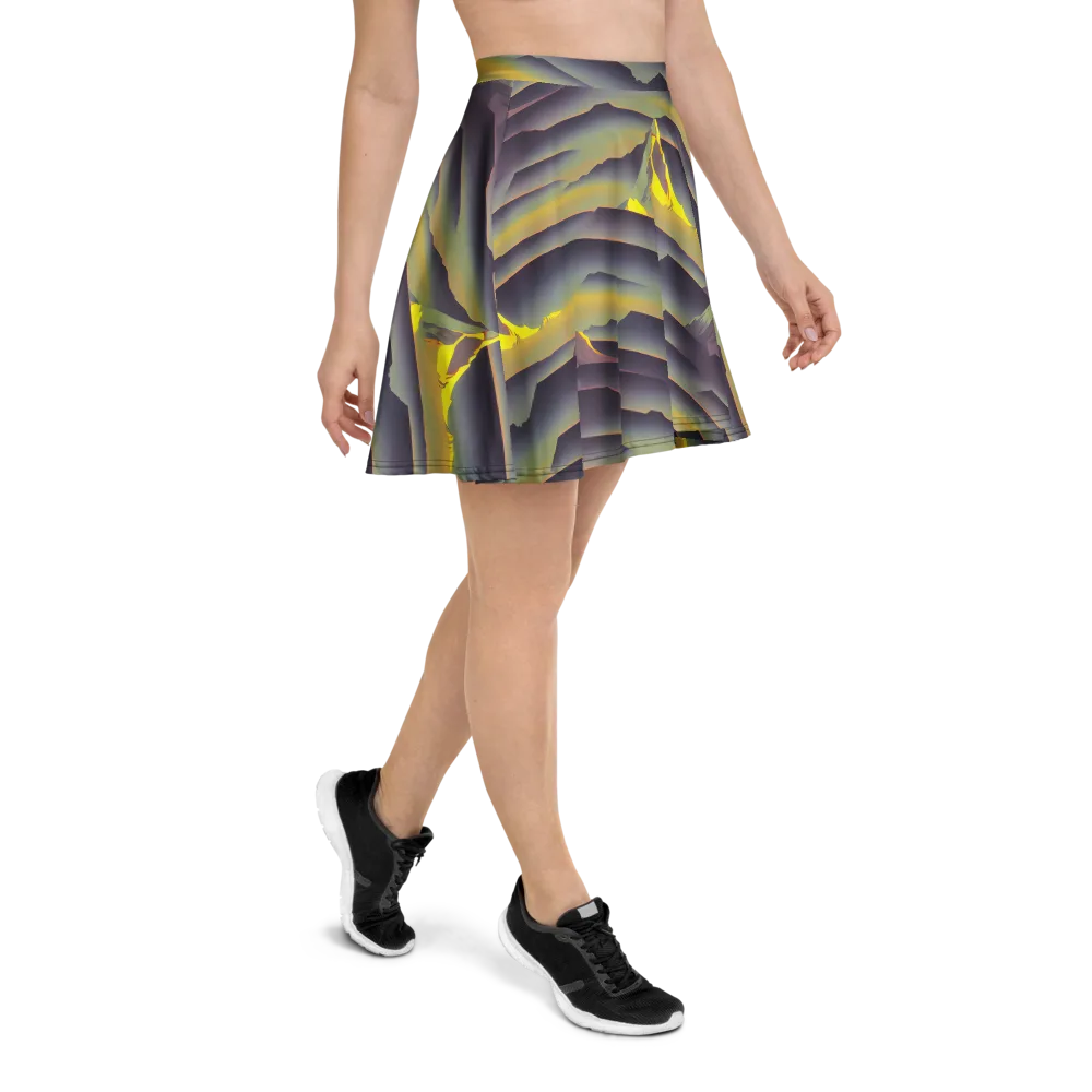 Surreal Summit on Skater Skirt — Right