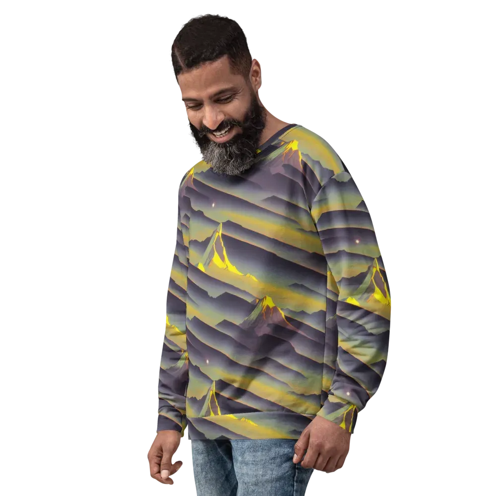 Surreal Summit on Sweatshirt — Left Front