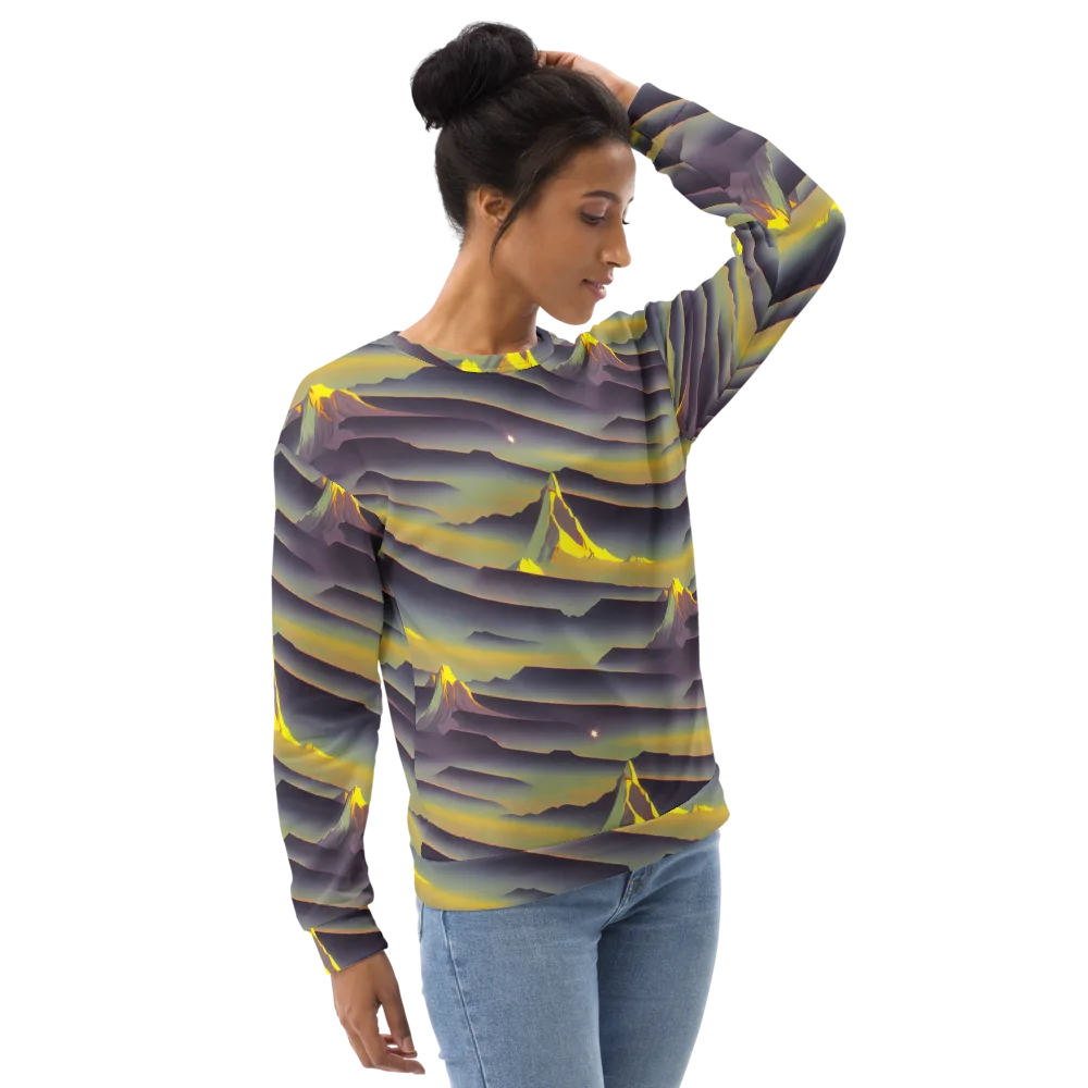Surreal Summit on Sweatshirt — Right Front
