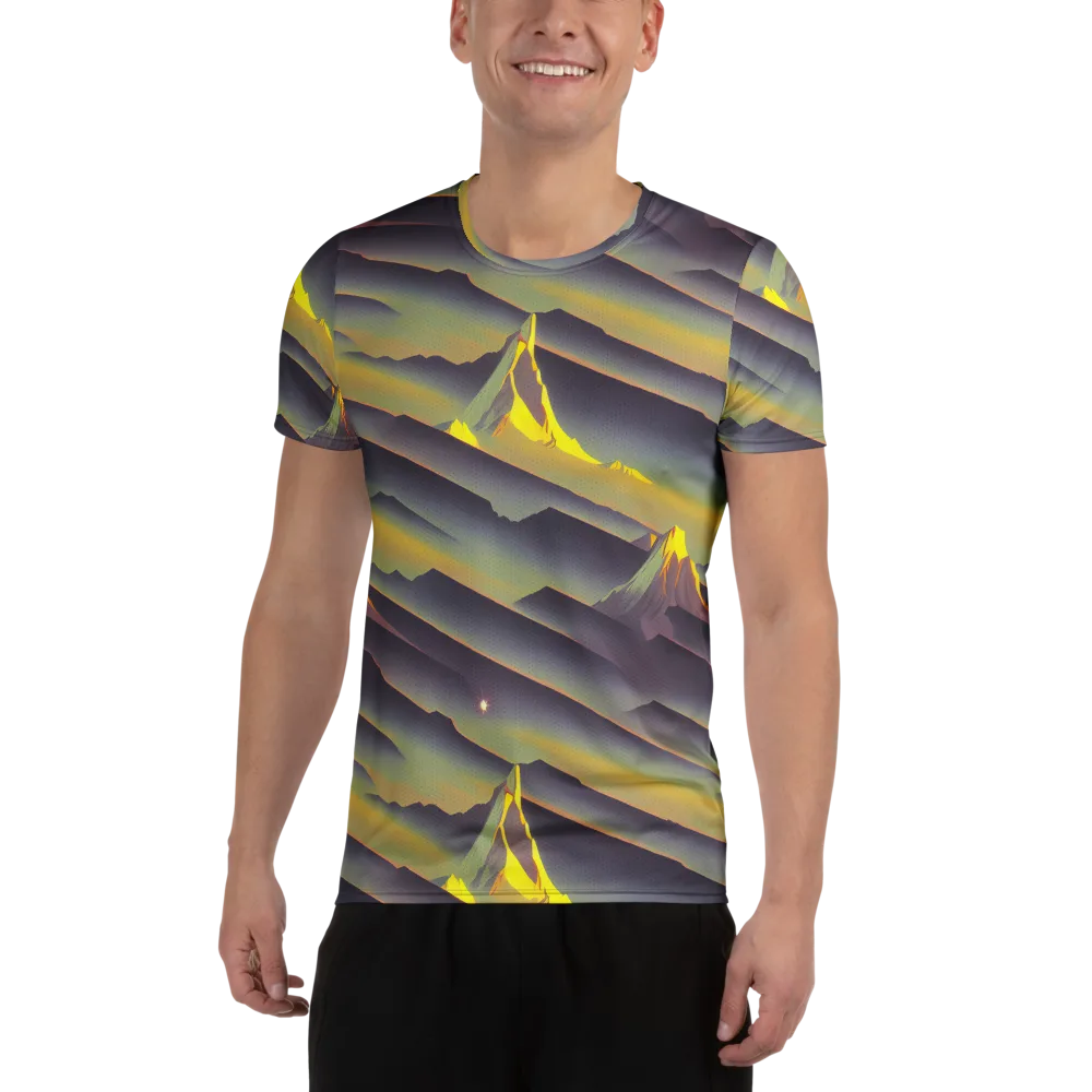 Surreal Summit on Men's Athletic T-Shirt — Front