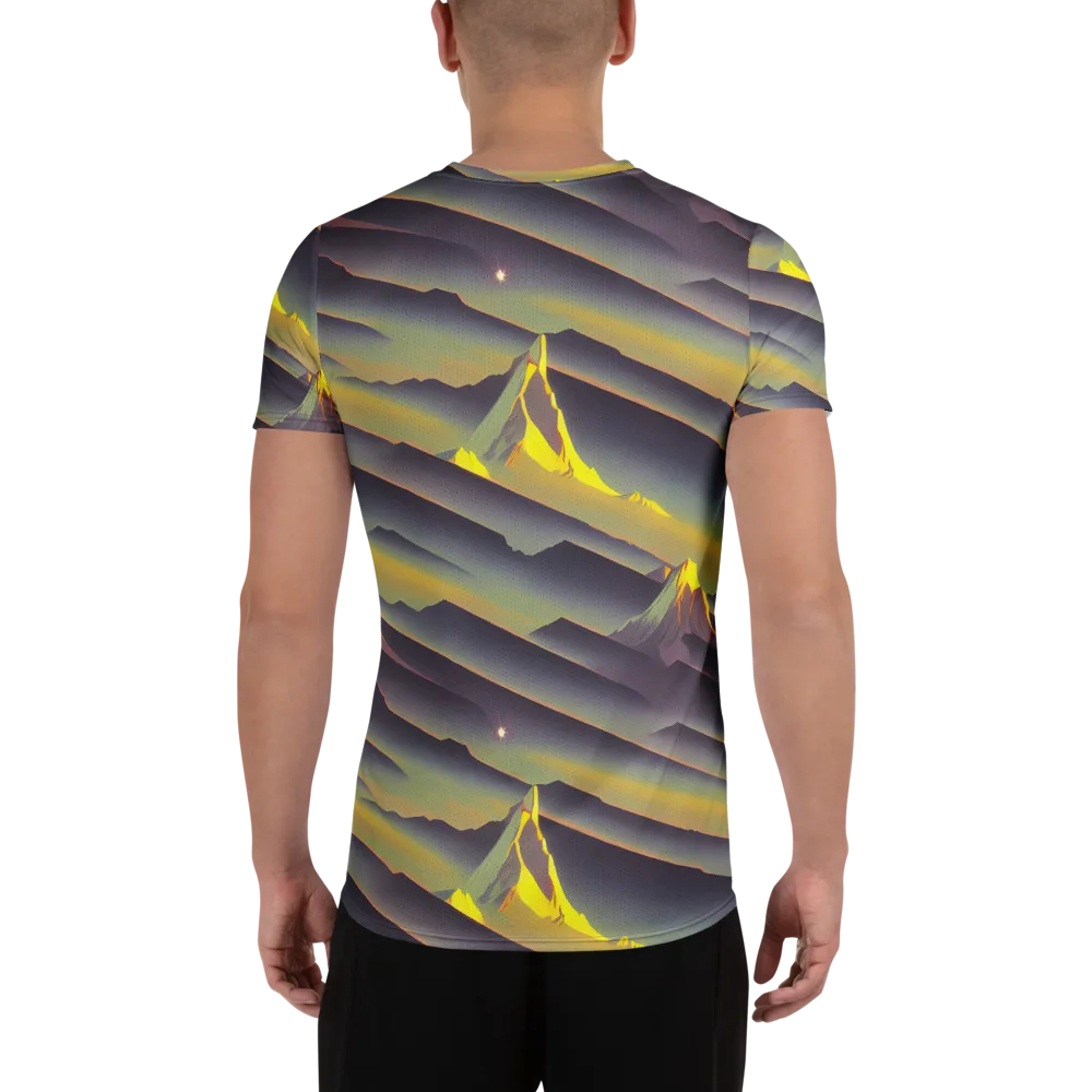 Surreal Summit on Men's Athletic T-Shirt — Back