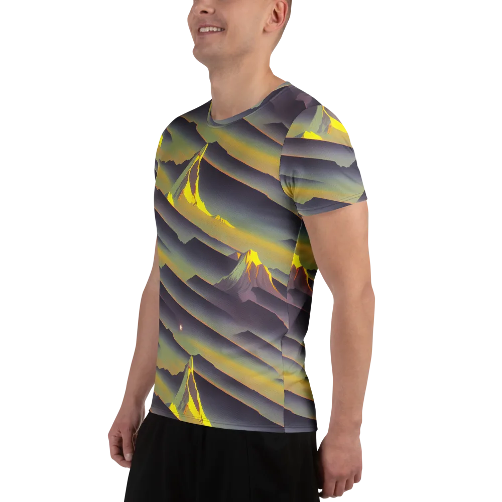 Surreal Summit on Men's Athletic T-Shirt — Left