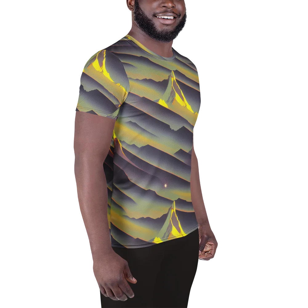Surreal Summit on Men's Athletic T-Shirt — Right