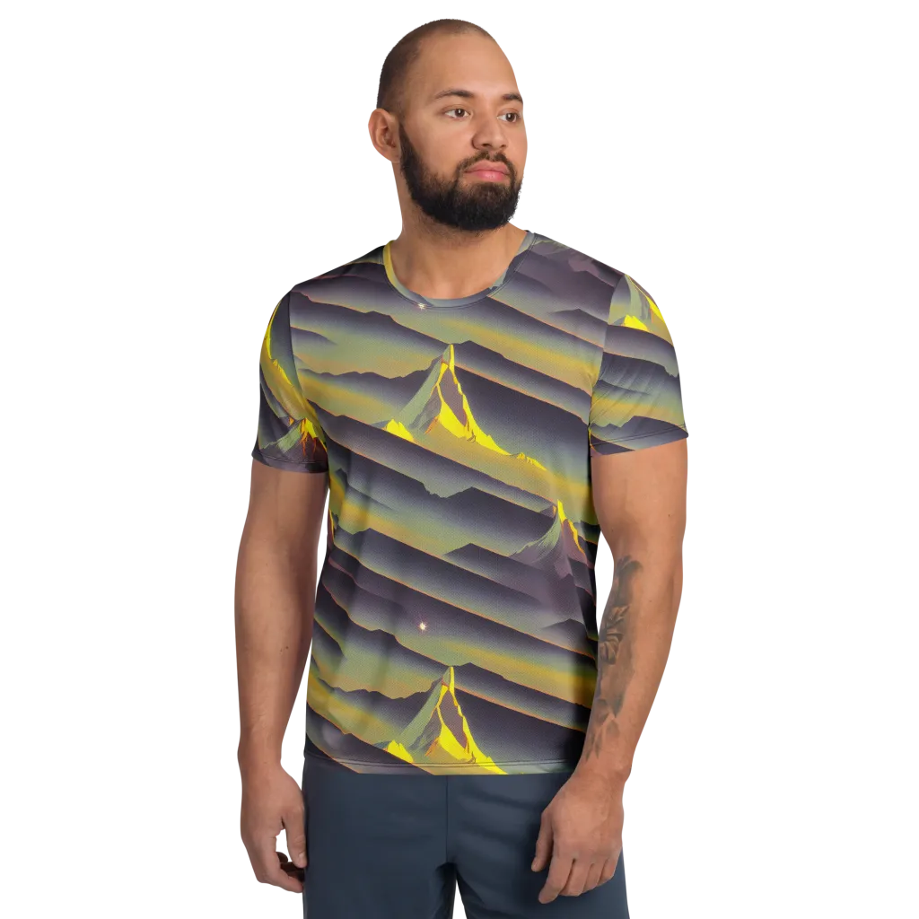 Surreal Summit on Men's Athletic T-Shirt — Front