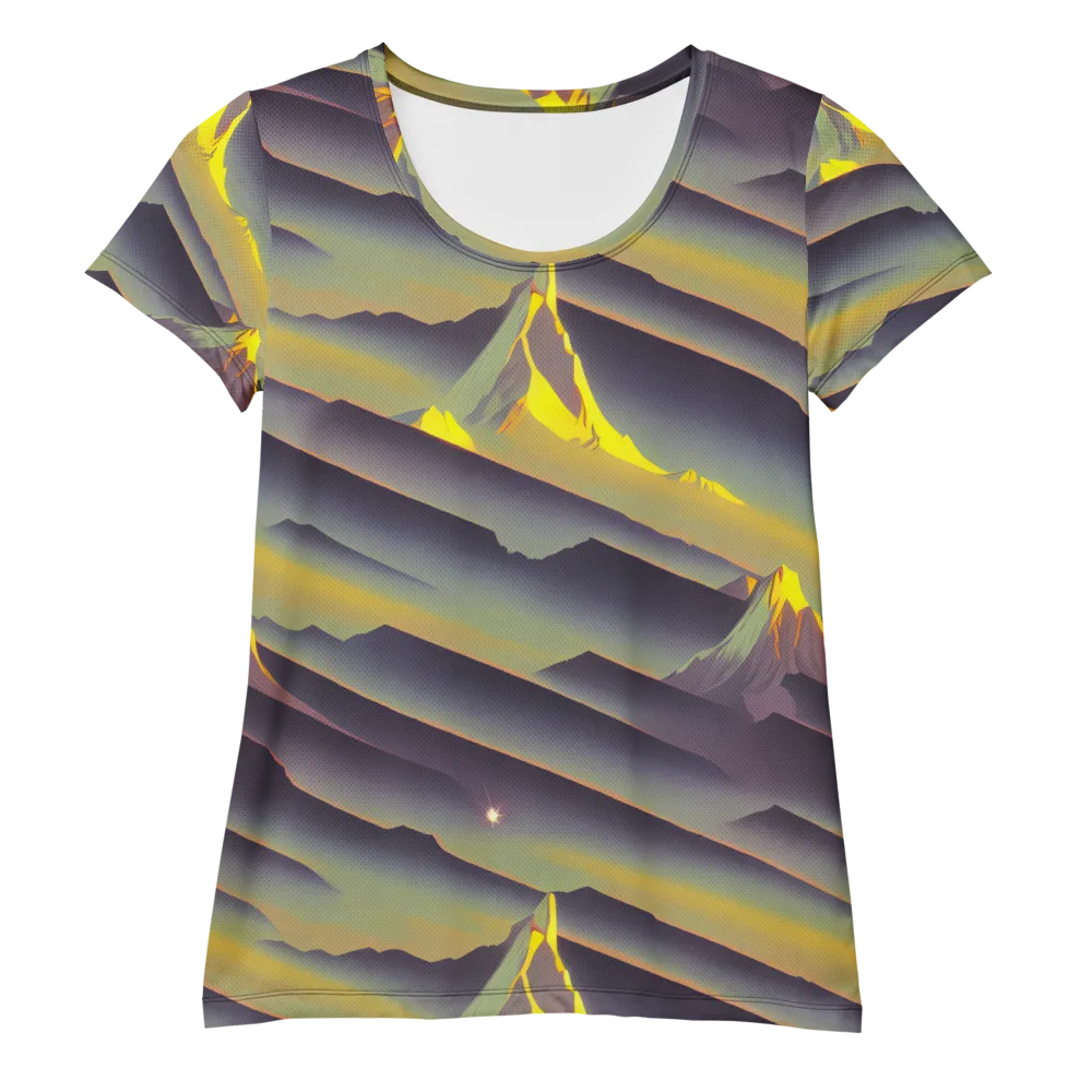 Surreal Summit on Women's Athletic T-Shirt — Front