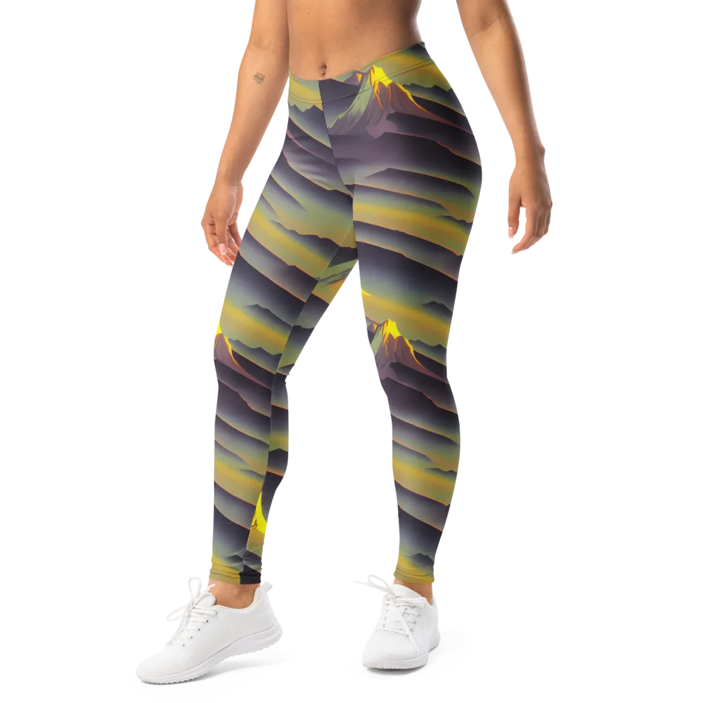 Surreal Summit on Leggings — Left Front