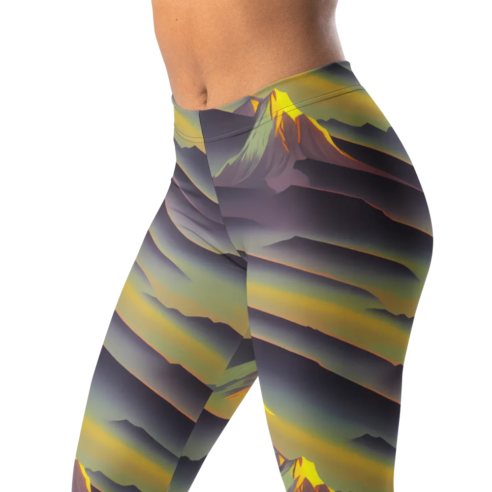 Surreal Summit on Leggings — Left Front