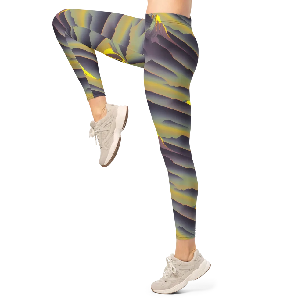 Surreal Summit on Leggings — Left