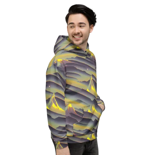 Surreal Summit on a Hoodie