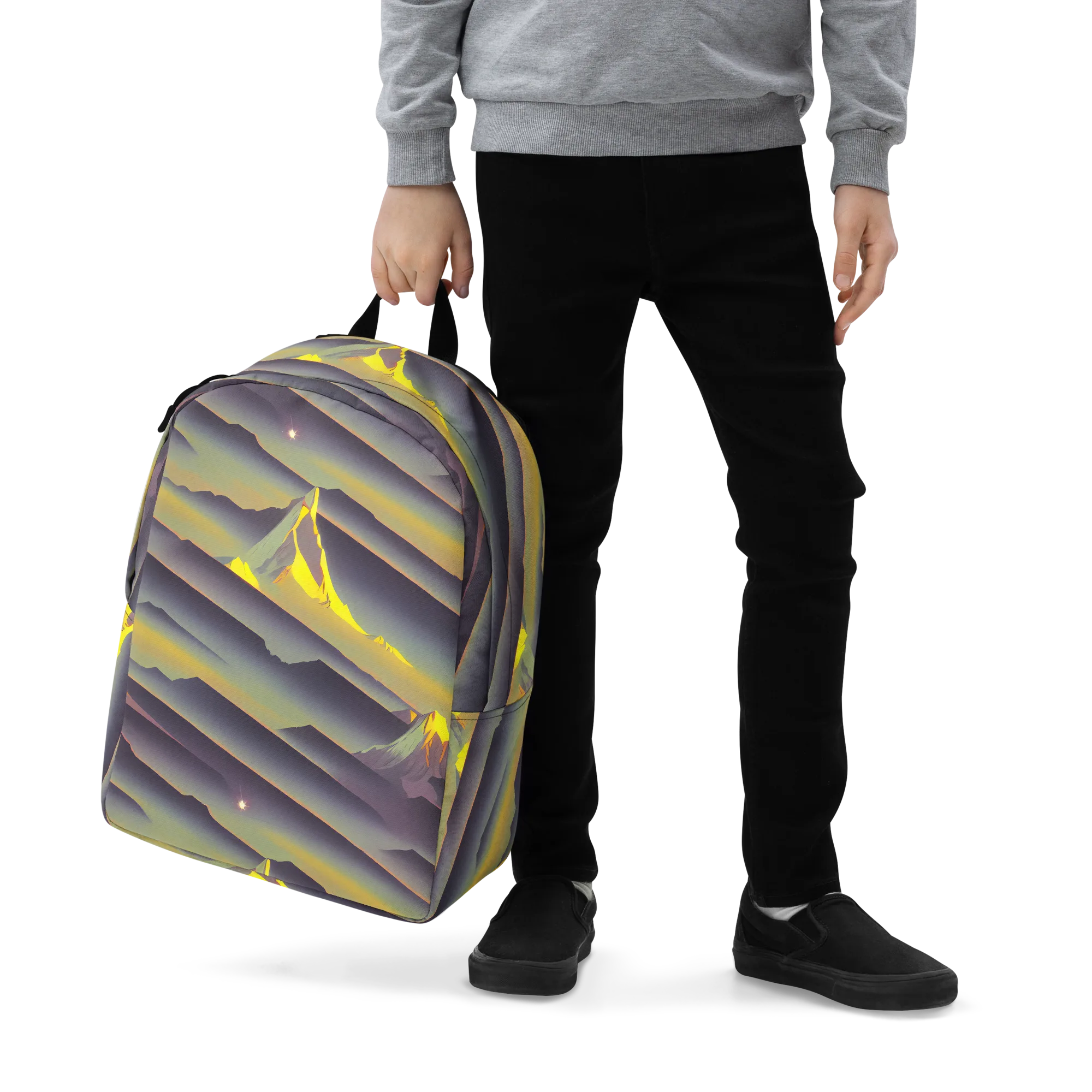 Surreal Summit on Minimalist Backpack — Zoomed-in