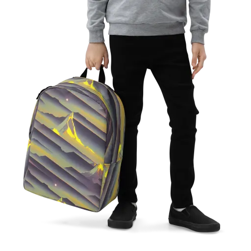 Surreal Summit on a Minimalist Backpack