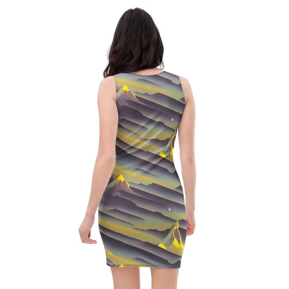 Surreal Summit on Bodycon Dress — Back