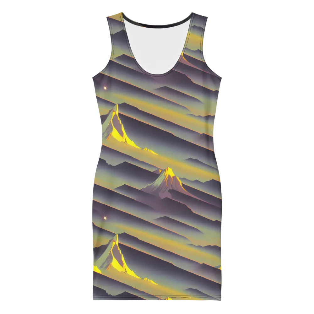 Surreal Summit on Bodycon Dress — Front