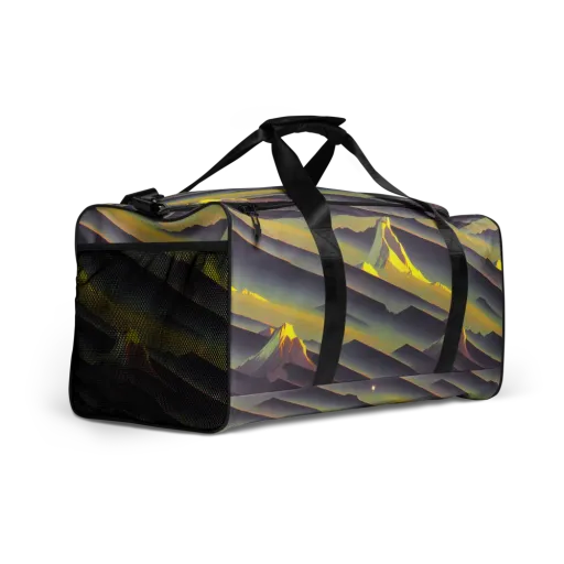 Surreal Summit on a Duffle Bag