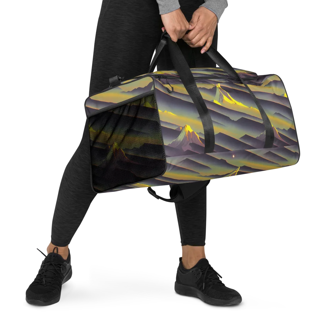 Surreal Summit on Duffle Bag — Right Front