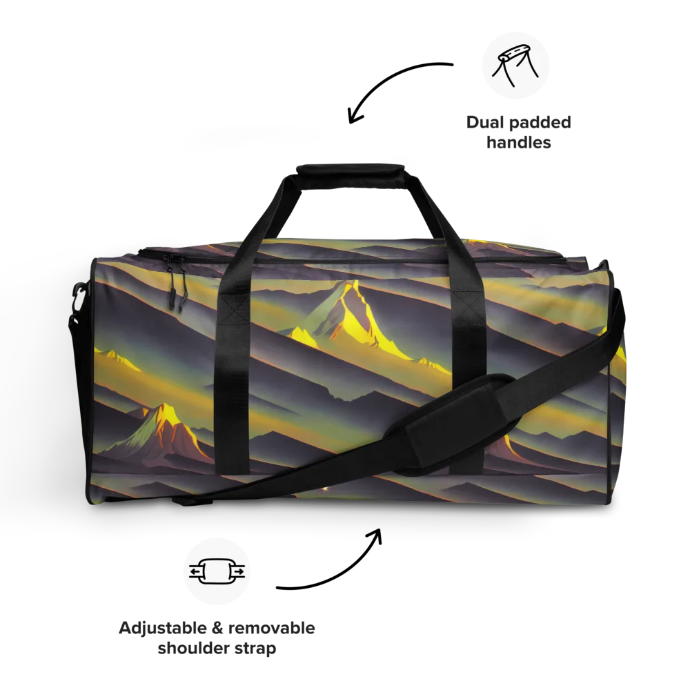 Surreal Summit on Duffle Bag — Front