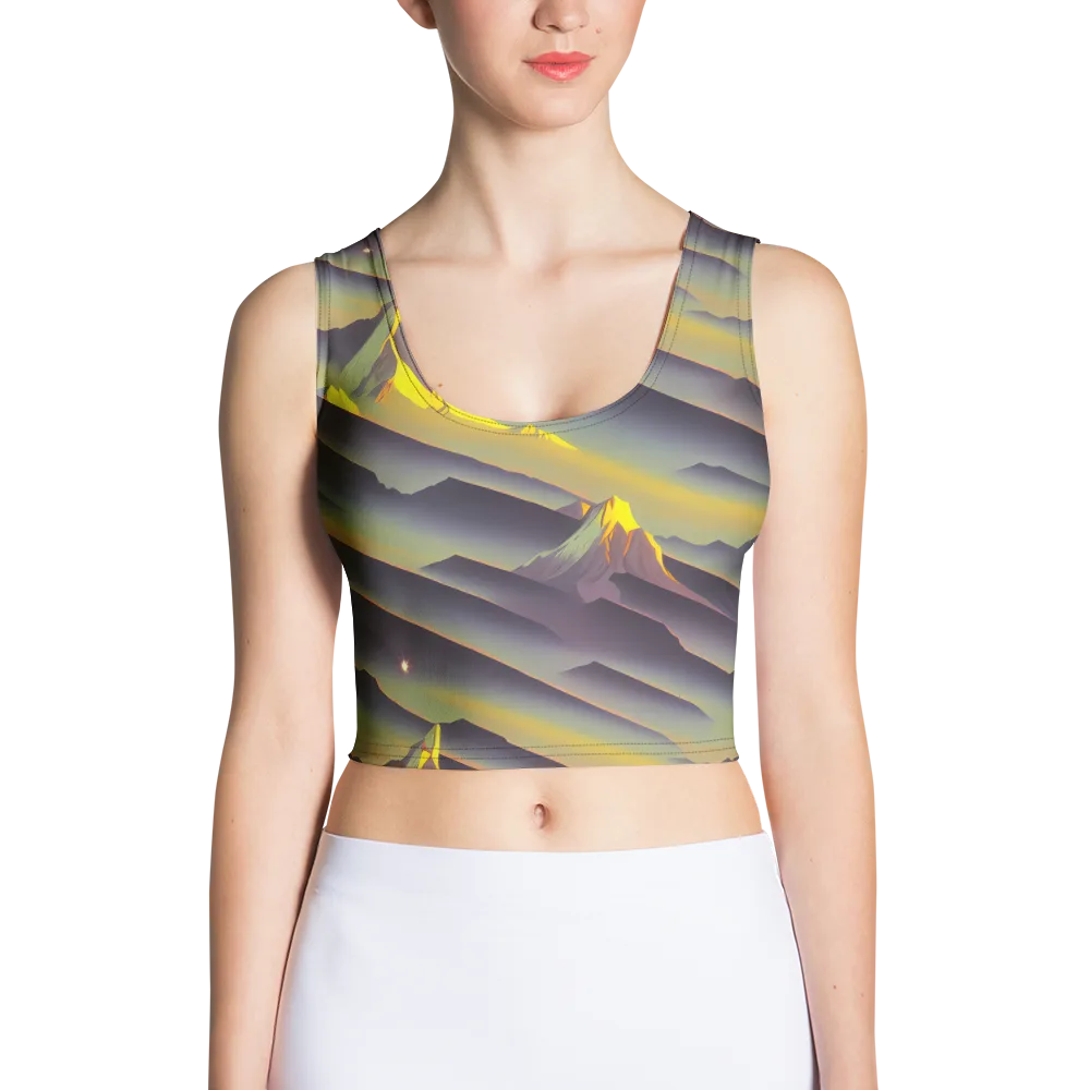 Surreal Summit on Crop Top — Front