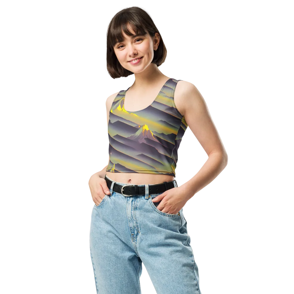 Surreal Summit on Crop Top — Front