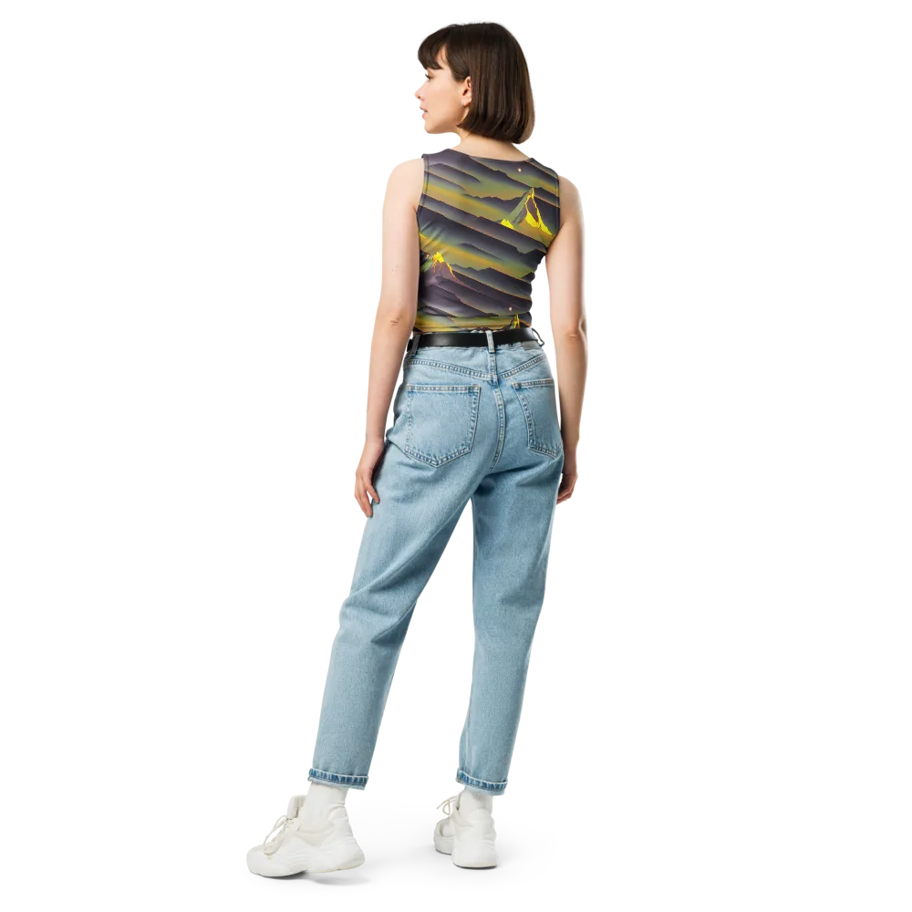 Surreal Summit on Crop Top — Back