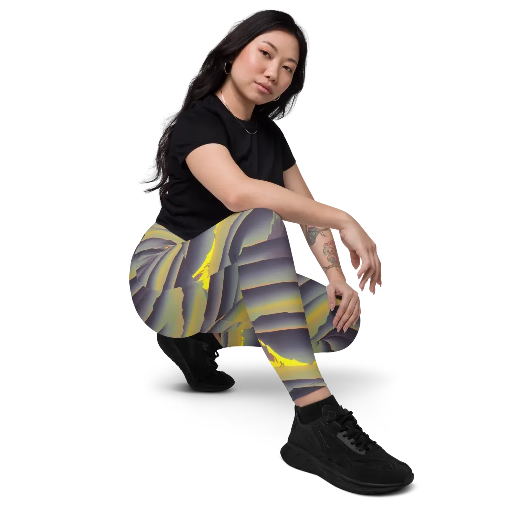 Surreal Summit on Leggings with Pockets — Right Front