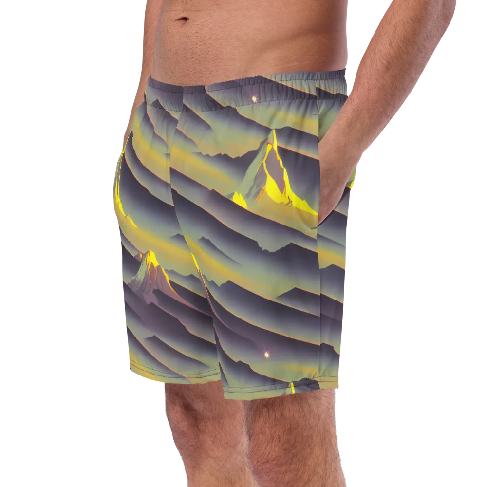 Surreal Summit on Swim Trunks — Left Front