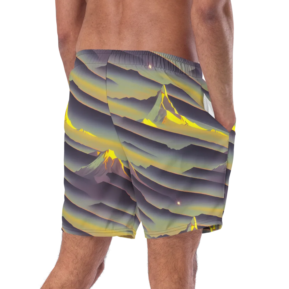 Surreal Summit on Swim Trunks — Right Back