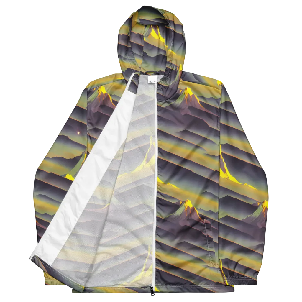 Surreal Summit on Men's Windbreaker — Front