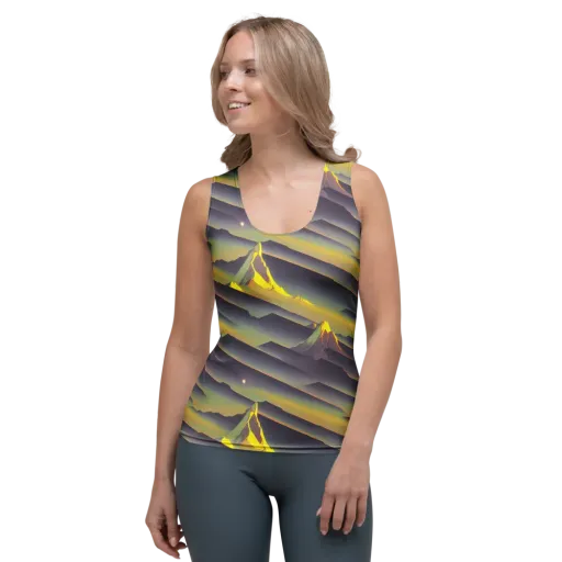 Surreal Summit on a Women's Tank Top