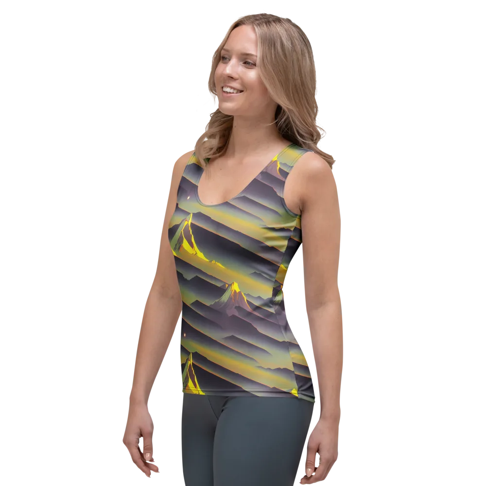 Surreal Summit on Women's Tank Top — Left Front