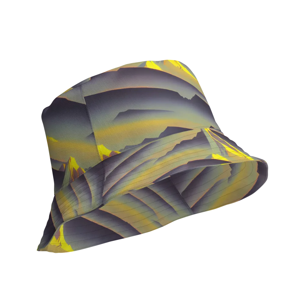 Surreal Summit on Reversible Bucket Hat — Product details Outside