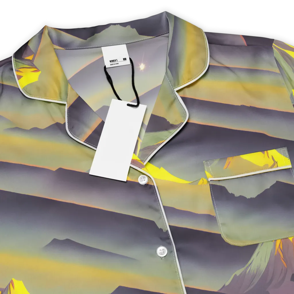 Surreal Summit on Women's Short Sleeve Pajama Top — Product details